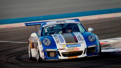 Clemens Schmid has powered his Al Nabooda Racing car to multiple wins in Bahrain over the last two seasons. Courtesy photo