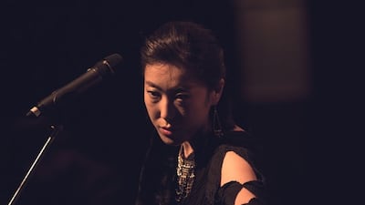 South Korean group Ak Dan Gwang Chil features three female singers