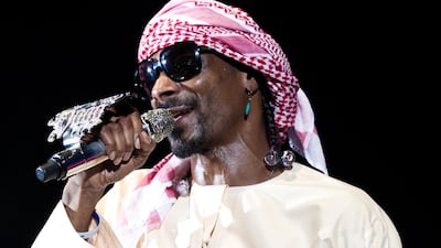 American hip-hop artist Snoop Dogg performs at Yas Arena in Abu Dhabi on Friday May 6, 2011. Flash Entertainment