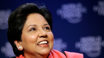 Indra Nooyi was the company's first female CEO. Peter Dejong / AP Photo