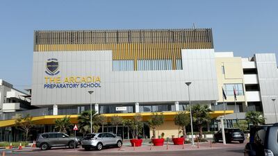 The Arcadia Preparatory School at the Jumeirah Village Triangle in Dubai . Satish Kumar/ For the National