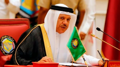 Gulf Cooperation Council Secretary General Abdul Latif Al Zayani addresses a summit in the Bahraini capital Manama on December 6, 2016. AFP, file