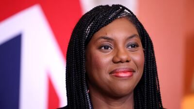 Kemi Badenoch, Women and Equalities Secretary, and president of the Board of Trade. EPA