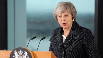 Mrs May started a two-day visit to Northern Ireland on Tuesday to try to bolster support for her divorce deal with the European Union. Bloomberg