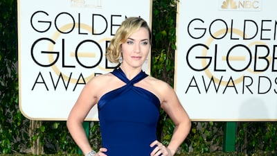 Kate Winslet, in Ralph Lauren, arrives at the 73rd annual Golden Globe Awards at the Beverly Hilton Hotel in Los Angeles, California, on January 10, 2016. EPA