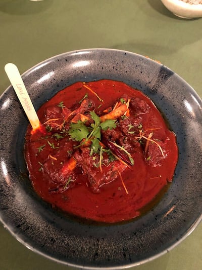 Laal maas is typically made with red chillies, which lends it its fiery colour. Photo: Rakesh Kumar
