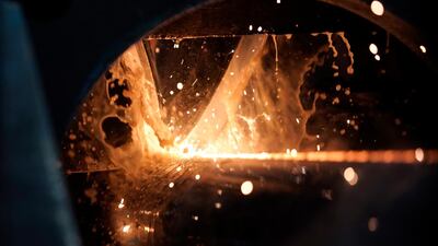 Steel is forged in Baytown, Texas. JSW Steel is looking to do deals in the US and/or Europe. AP