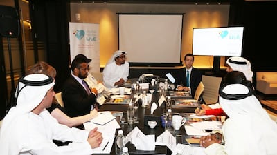 Tamer Shahin, chief executive of Nuviun, says digital technology will help to shape the country’s health sector. Pawan Singh / The National