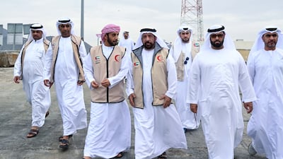 Another UAE aid ship carrying 4,630 tonnes of humanitarian supplies sets sail for Al Arish, Egypt, destined for the Gaza Strip. Photo: Wam