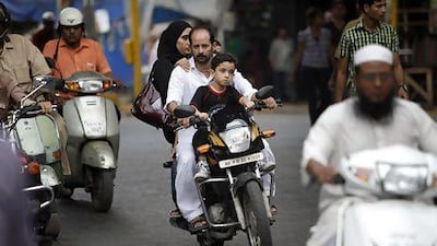 The Society of Indian Automobile Manufacturers has forecast 6 to 8 per cent growth in motorcycle sales in this financial year. Kuni Takahashi / Bloomberg News