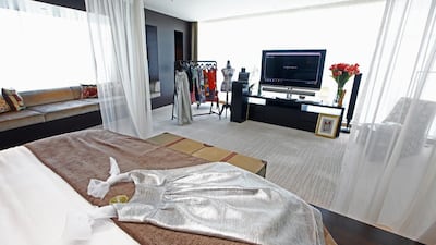 Fashion room inside Google House helps you know what is the latest trend before you head out to a party. Jeffrey E Biteng / The National