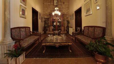 The Eastern Lounge at L’Emir Faisal Arslan Museum. Courtesy L'Emir Faisal Arslan Museum