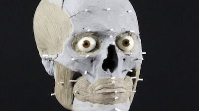 The project, Digital Ancient People, built the face of the man whose remains were discovered at the Lepenski Vir site in eastern Serbia in the late 1960s. His skull has been preserved in a laboratory in Belgrade. Photo: Expo Serbia Pavilion