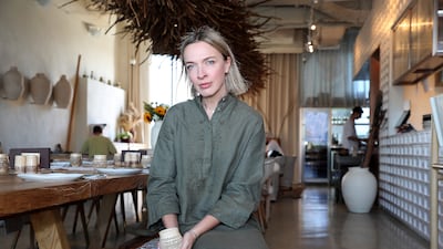 Vasylisa Frolova, a former TV presenter, moved to Dubai from Ukraine a year ago with her young family and works at the restaurant