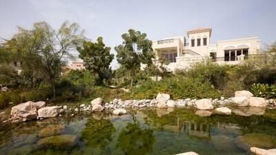 There are 1,800 varieties of trees, plants and flowers and 16 square kilometres of lakes and waterways at the development.