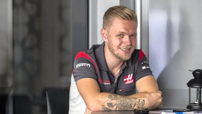 Kevin Magnussen is content with his first season with the Haas team. Christopher Pike / The National