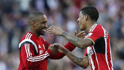 Left-back: Patrick van Aanholt, Sunderland. Jermain Defoe scored the spectacular winner in the Wear-Tyne derby but Van Aanholt was the outstanding player. (Photo: Andrew Yates / Reuters)