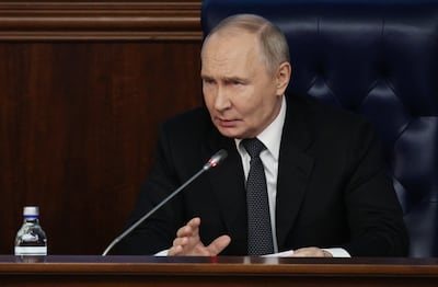 Russian president Vladimir Putin has described European countries as 'little pigs'. AFP