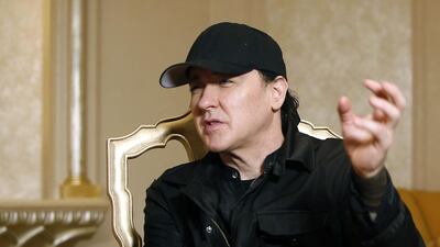 John Cusack at Emirates Palace hotel in Abu Dhabi. Ravindranath K / The National