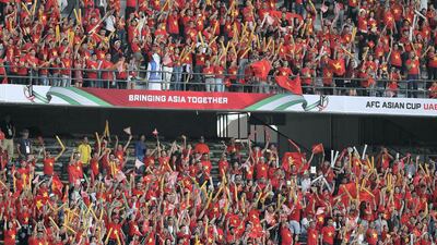 Vietnam fans came out in numbers during their Asian Cup opener against Iraq at Zayed Sports City Stadium in Abu Dhabi. Iraq won 3-2.