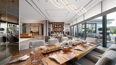 The main dining area