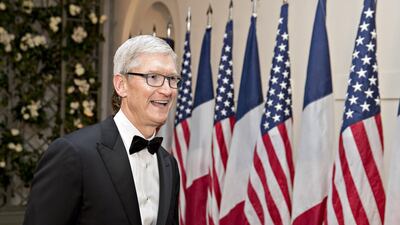 Tim Cook, chief executive Apple. Warnings over smartphone demand have hit the firm's shares. Andrew Harrer/Bloomberg