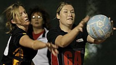 The Abu Dhabi captain Jacqueline Coetzee, right, will lead her squad into the Inter-Gulf Championships in Bahrain.