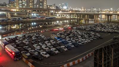 Park Dong-ju's drive-in cinema has enjoyed a '10 to 20 per cent increase in sales for weekdays'. AFP