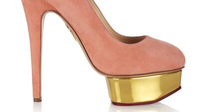 Charlotte Olympia for The Outnet.com, Dhs1,400. Courtesy Charlotte Olympia.