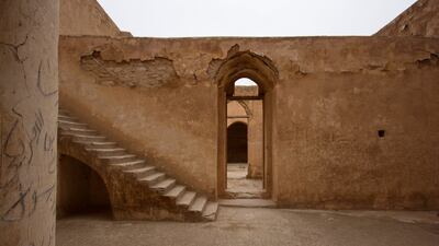 Interior of the Al Ukhaidir fortress. Charlotte Mayhew/ The National
