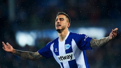 Joselu of Alaves (nine goals). Getty Images