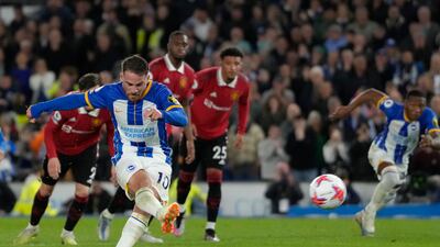 Alexis Mac Allister 8: Argentine, who has been linked with move to United, curled shot just after half-hour mark. On receiving end of some poor tackles from Casemiro and Antony. Denied late winner by fine De Gea save but then calmly smashed penalty into top corner nine minutes into injury-time. AP