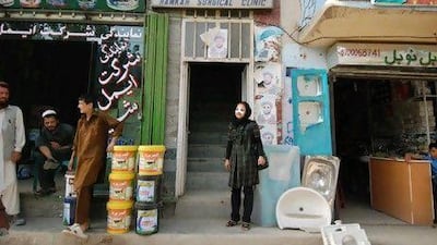 Parwin, 23, came to the Hamkar Surgical Clinic for a nose enlargement.