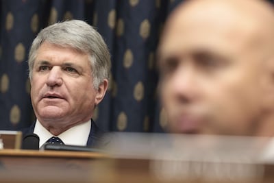Michael McCaul, chairman of the House foreign affairs committee. AFP
