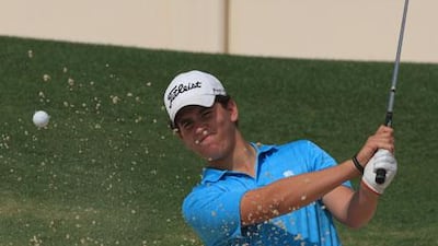 Saudi youngster Khaled Attieh has playe alongside some of the world’s best golfers, including Tiger Woods