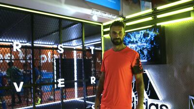 Mirko Vucinic outlined his ambitions for the season at an Adidas event in Dubai. Jeffrey E Biteng / The National
