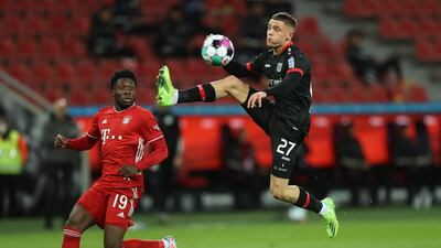 Florian Wirtz of Bayer Leverkusen, his first valuation at £21.89m. Getty