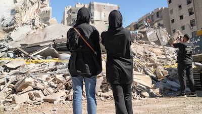 Israel attacked branches of the Hezbollah-linked Al Qard Al Hassan bank last year. Matt Kynaston / The National