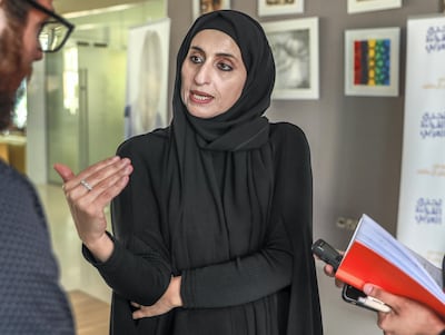 Najla Al Shamsi, secretary general of the Arab Reading Challenge, wants to ensure the next generation of Arab readers are the best in the world. Victor Besa / The National