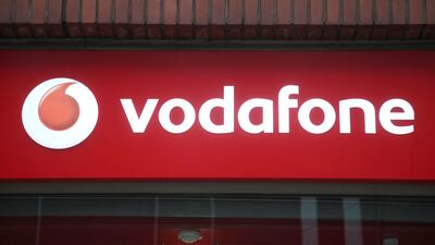 A Vodafone in London. Abu Dhabi e& now controls an aggregate 3.79 billion shares in Vodafone. PA