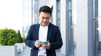 Being wealthy means being grateful for the money you have and having a sense of abundance now. Getty