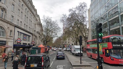 Kingsway in Holborn, central London, where eight cyclists have been killed in collisions in recent years. Photo: Google
