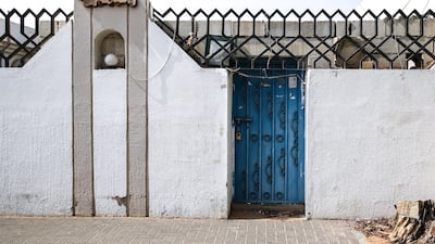 A door on Al Shiyam Street in Al Muwaiji, Al Ain