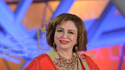 Egyptian actress Ilham Chahine attends the screening of 'It Must Be Heaven' during the 18th annual Marrakech International Film Festival, in Marrakech, Morocco, on Wednesday, December 4, 2019. EPA