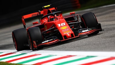 Charles Leclerc, who claimed his first his maiden victory at last week's Belgian Grand Prix, secured pole position at Monza on Saturday. Getty