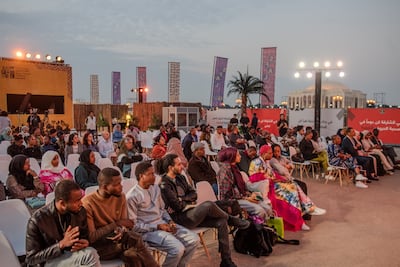 The African literature festival is held on the grounds of University City of Sharjah. Photo: Sharjah Book Authority