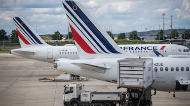 Air France has extended the suspension of several Middle East routes. EPA