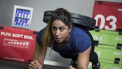 Shaikha Al Qassimi is a professional CrossFit athlete who represents Red Bull. Courtesy Red Bull