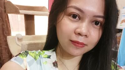 Ven Villacarlos, a nurse in Dubai, also could not get in touch with her family after the typhoon hit, but was informed by her sister yesterday that they are safe. Photo: Ms Villacarlos