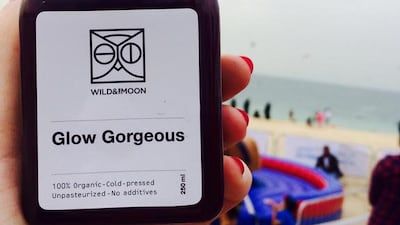 Glow Gorgeous juice from Wild and the Moon (Photo by Stacie Johnson)